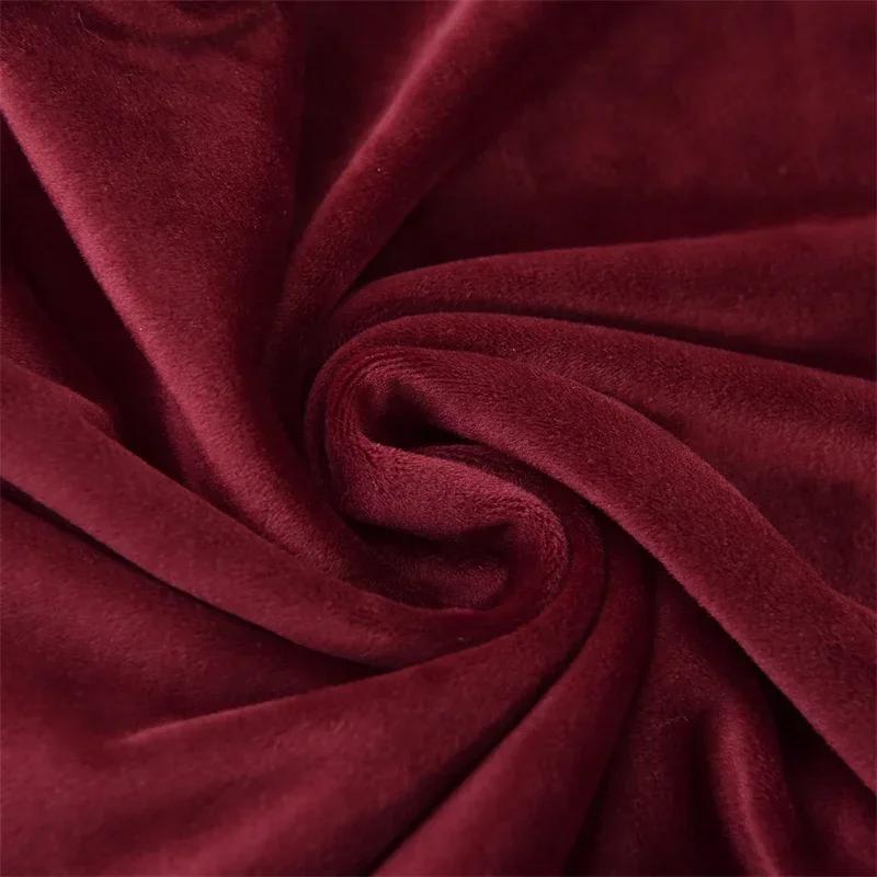 4pcs/set Recliner Sofa Cover Soft Velvet Split Armchair Slipcovers 1seater Elastic  Reclining Chair Cover Single Sofa Protector