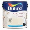 Dulux Colori del Mondo Pittura Lattice Murale Bianco Vino Opaco 2,5L