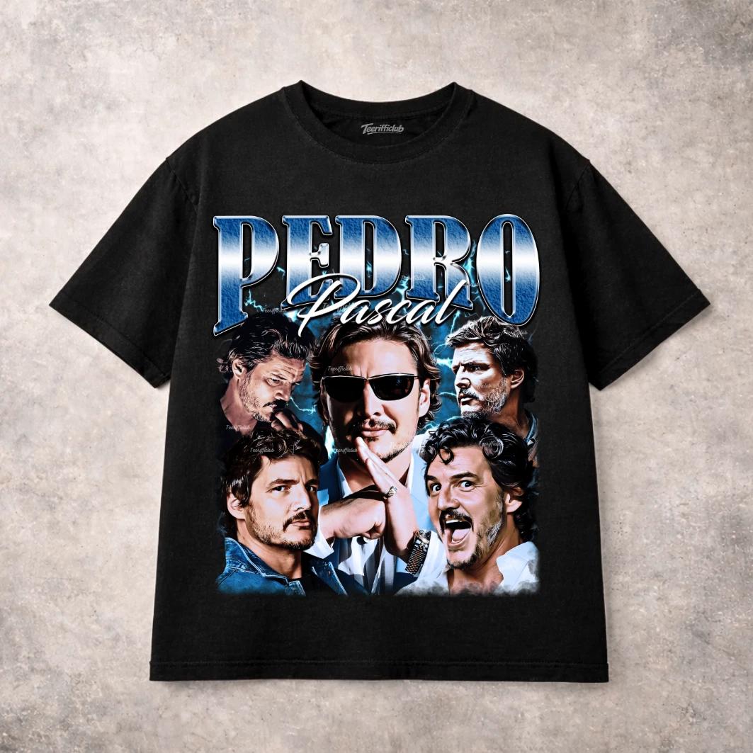Pedro Pascal T-Shirt The Last of Us Narcos ActorTee Mandalorian Fan Shirt Unisex 3XL
