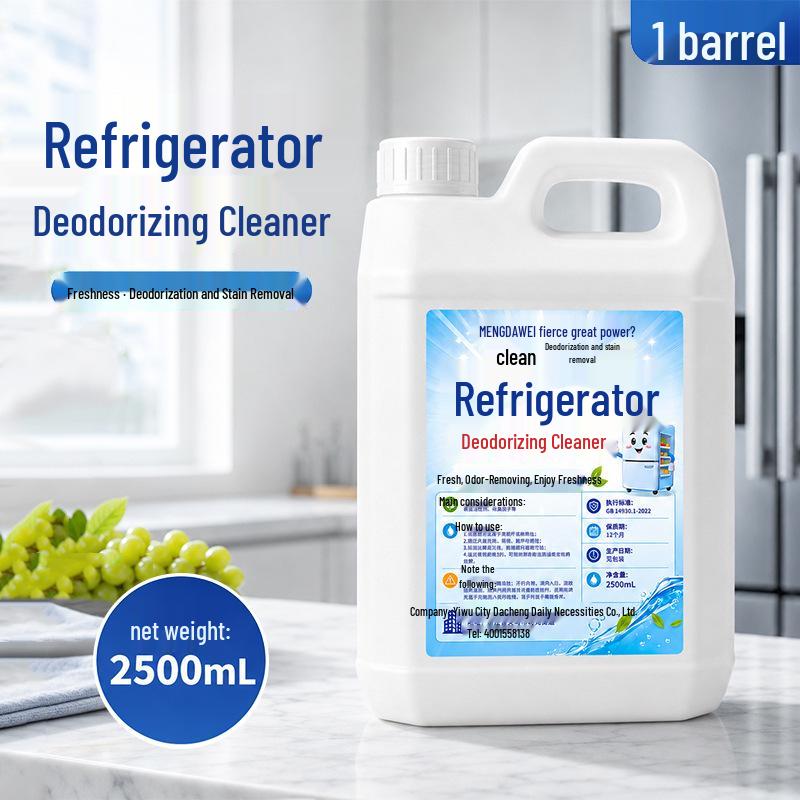 Fragrant Refrigerator Cleaner & Deodorizer - Food Grade Mold & Stain Remover, Essential for Deep Cleaning.