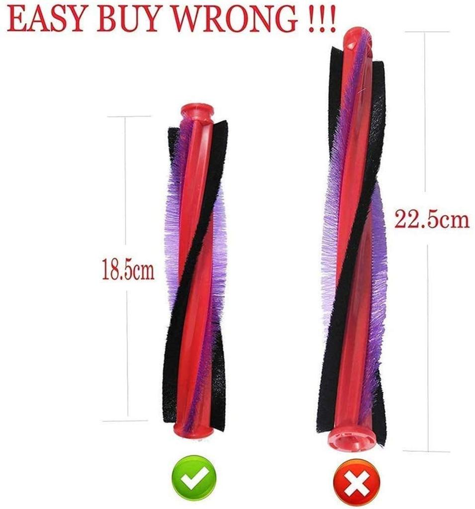 WuYan Compatible Carbon Fiber Equipped Motor Head Vacuum Cleaner Parts Dyson DC62 V6 DC59 SV03 SV073 Series Total Length 185mm