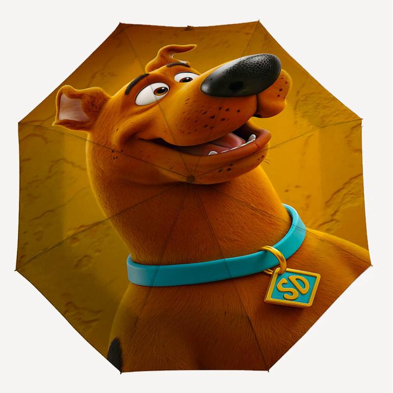 1PC Warner Scooby-doo Sd Automatic Open/Close Umbrella with Windproof, 52-Rib Sturdy Canopy, Durable Ribs1269A