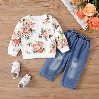 Conjunto de Top de Manga Larga para Niños - Informal, Elegante y Versátil Traje Infantil