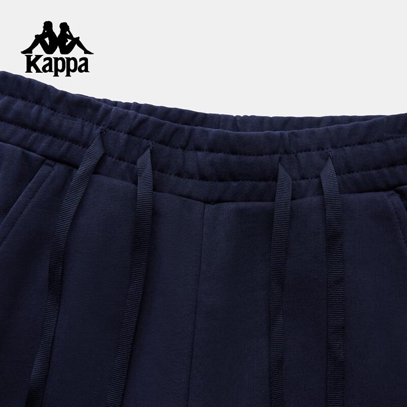 Kappa Women s Wide-Leg Drawstring Straight-Leg Sweatpants M