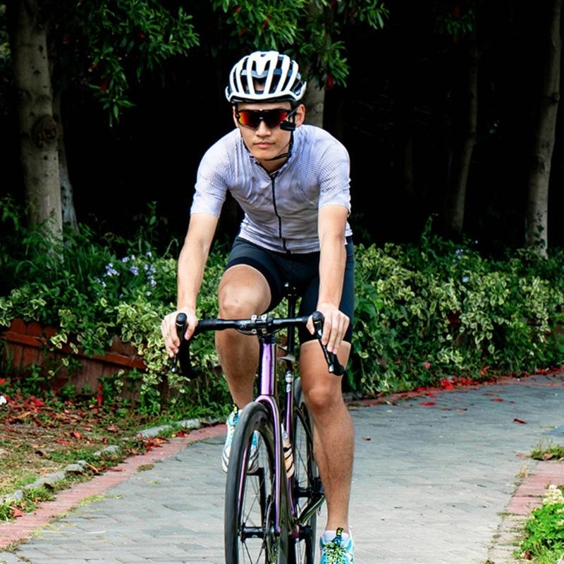 Ergonomic Cycling Safety Glasses Mount Helmet Mirror Adjustable Bike Eyeglass Rearview Mirror Cycling Accessory