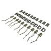 30 Pieces Backpack Bag Clip Strap Set with D   Grimlock Locking Web Dominator Elastic St s Strap Management Tool Buckle