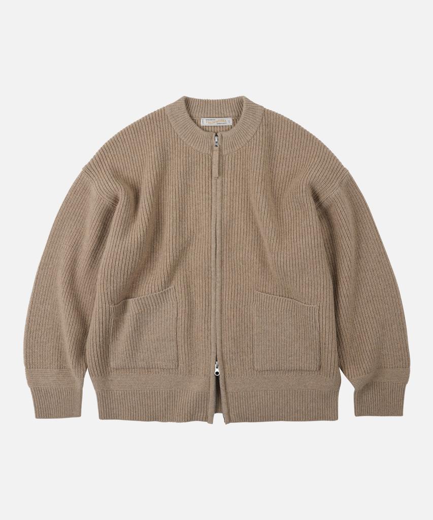 Frizmworks Wool Deck Zip Up Cardigan _ Oatmeal