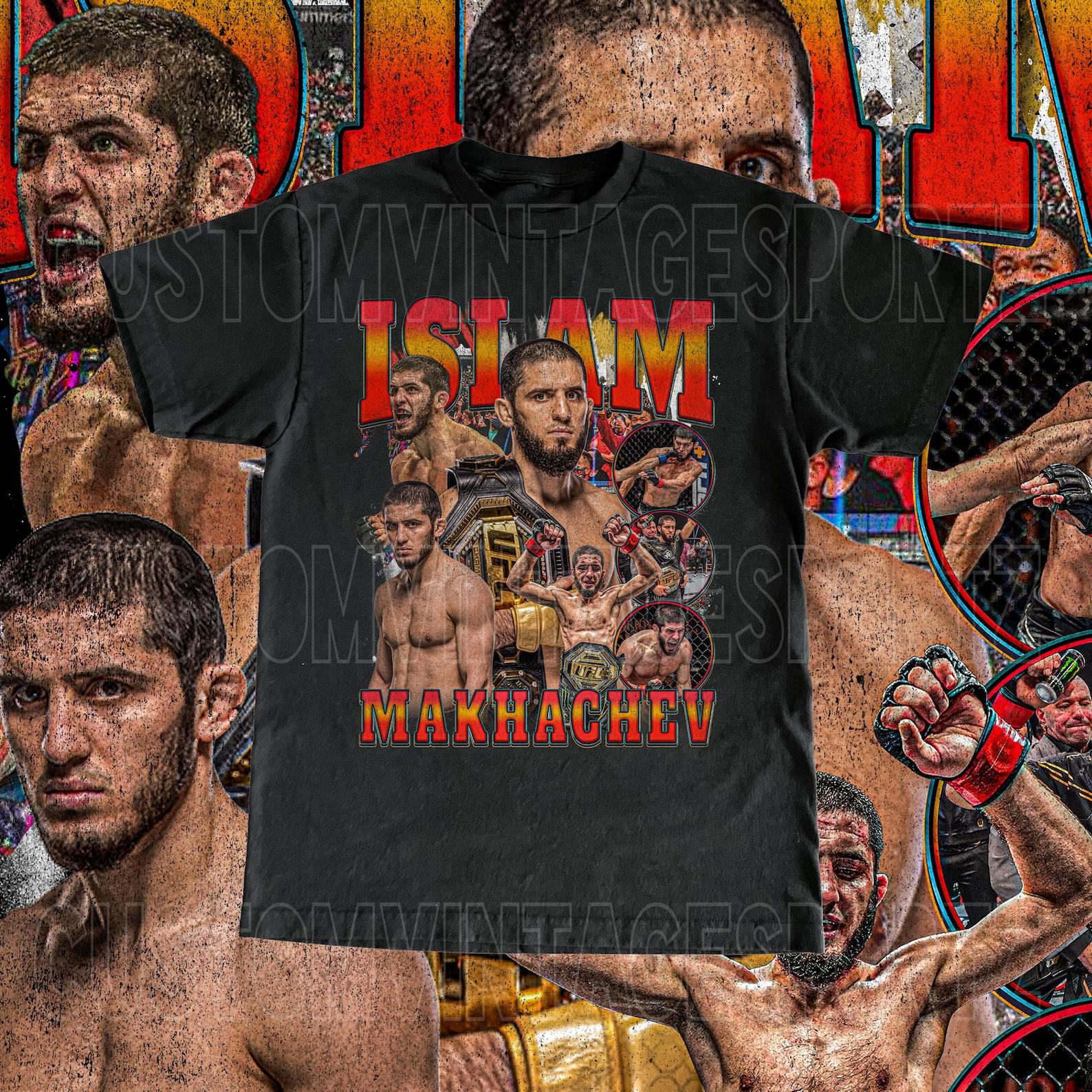 Islam Makhachev High Quality T Shirt Fan Champion Custom Vintage Design Adult & Kids Sizes MMA Fan Gift M