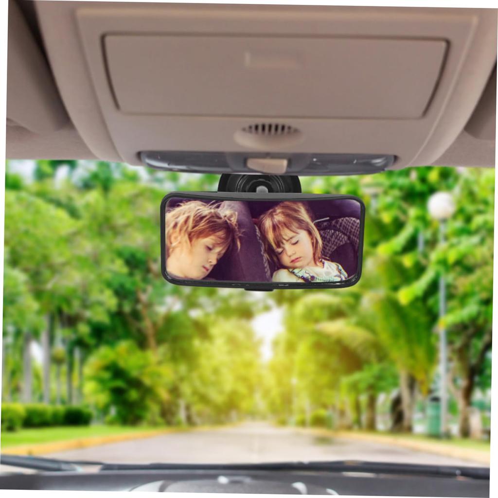 ERINGOGO Observation Mirror Inside Car Adjustable Car Rear Mirror Adjustable Suction Cup 7 Cup