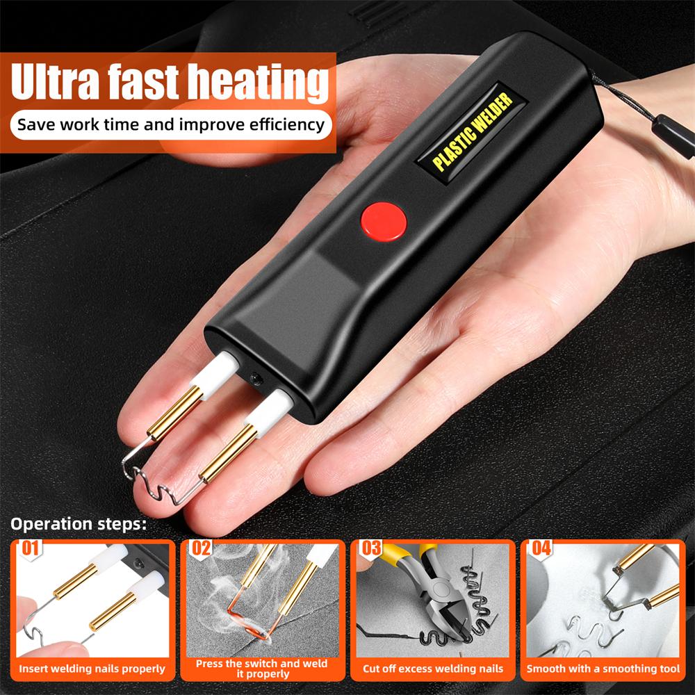 Cordless Plastics Welder Gun Hot Staplers Welding Machine Staple Repairing Machine Car Bumpers Repairing Stapler Welding Tools