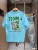 2026 Summer Bestseller Unisexs T Shirt Friendly Breathable Fabric Agave Pattern Print Versatile Item Suitable Daily Commuting