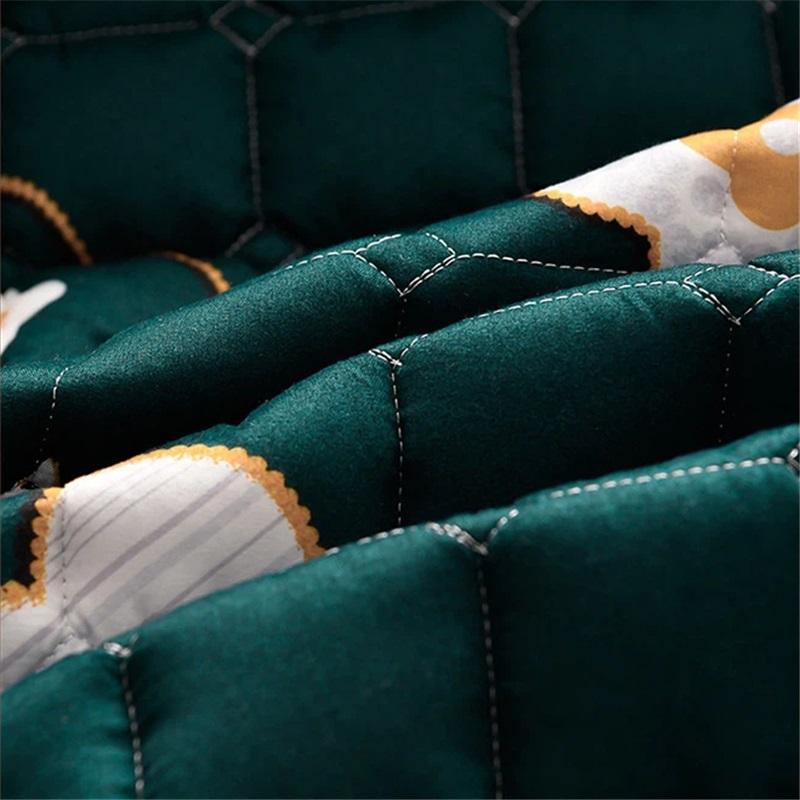 Verdickter Wasserdichter Matratzenschoner Bettbezug Anti-Rutsch Staubdicht Spannbettlaken Für Matratze Einzelstück Baumwolle Gestepptes Bettlaken