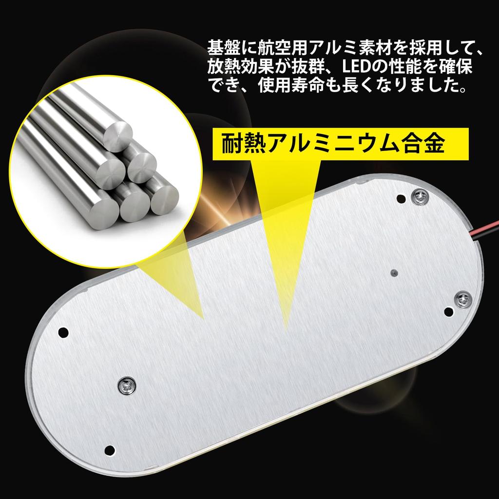 Qasim LED Room Lamp, COB Surface Luminous, Cover Included, Car Lighting, Reading Light, DC