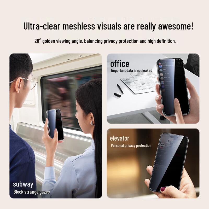 Mofaj Dust-Free Auto-Align Tempered Glass Screen Protector for iPhone (2-Pack)