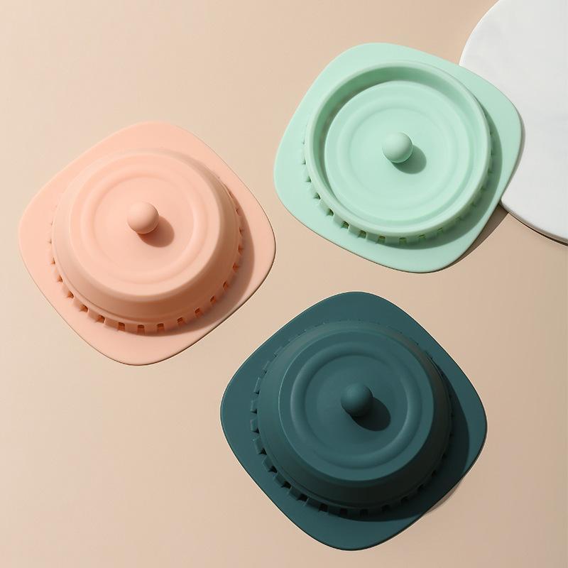 Silicone Floor Drain Deodorant Cover Bathroom Deodorant Insect-Proof Seal Household Sewer Pipe Sink Antismell Floor Cover