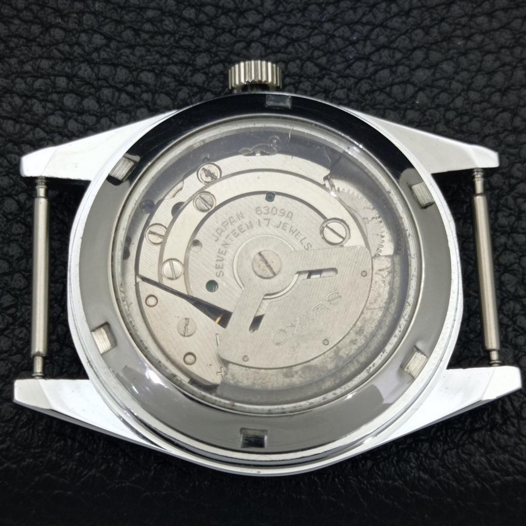 MENS VINTAGE SEIKO 5 AUTOMATIC REFURBISHED JAPAN BLUE COLOR DIAL WATCH a440594-4 Sk-a440594