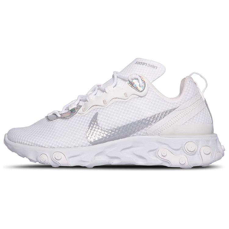 

Новые женские кроссовки Nike React Element 55 Белые с переливом CN0147-100 36.5