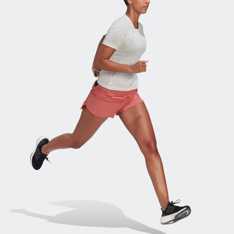 Adidas Logo Print Reflective Three Stripes Detail Crew Neck Short Sleeve T-Shirt Women Tops White HM7863