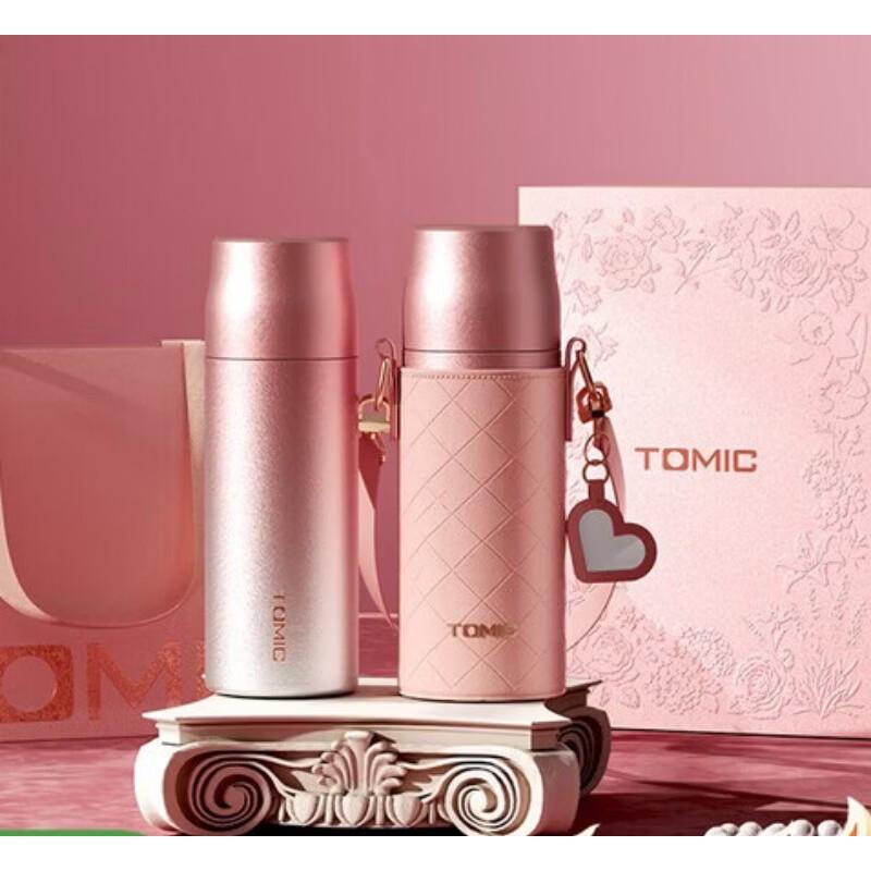 

TOMIC Pure Titanium Insulated Water Bottle for Women