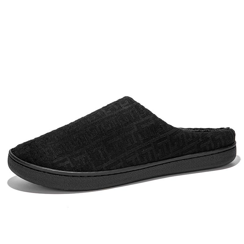 Cotton slippers winter large size home thermal cotton shoes couple indoor and outdoor wear cotton mop