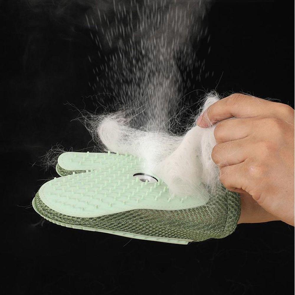 4 in 1 Cat Steam Grooming Mitt Gentle Hair Removal Dog Floating Hair Remover  Clothing