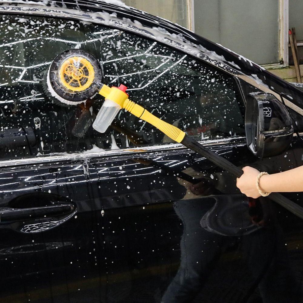 360 Degree Rotation Rotating Wash Brush Adjustable Length High Pressure Washer  Auto Detailing