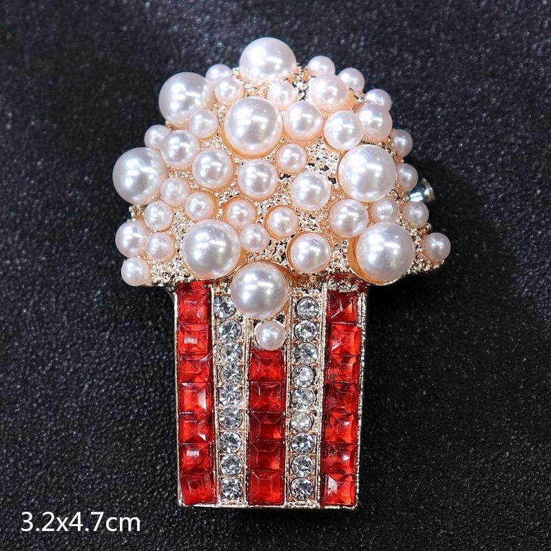 Genuine Professional Amasht Brooch Retro High-end Temperament Luxury Pearl Diamond Pin Women's Suit and Accessories