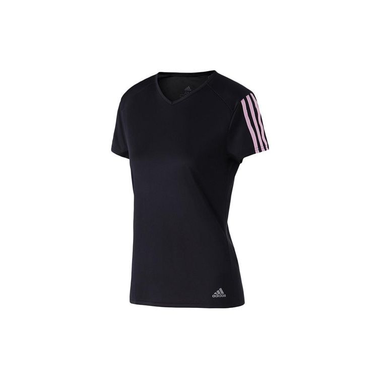 

Adidas Running Футболка с коротким рукавом Женские топы Черные DX2021 XS