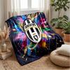 Juventus FC Themen-Decke Weiche Flanell-Decke Plüsch-Überwurf Gemütliche Sofa-Bett-Decke für Wohnkultur