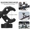 Alloy Vehicle Mount For Action Cameras 360 Degree Rotatable Shockproof Design Off Road Adventure Secure Attachment