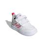 Adidas TENSAUR Comfortable Breathable Low top Toddler Shoes White Pink Infant And Toddler S24059