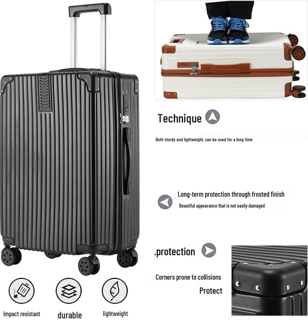 Fashionable 20-Inch Multifunctional Cabin Trolley Case for Men and Women - Parent-Child Travel Suitcase