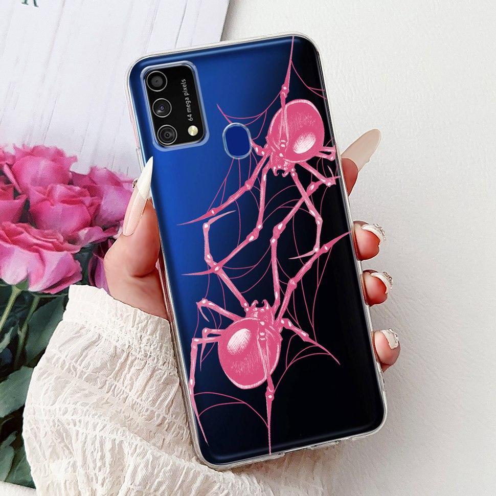 Cute Cat Caroon Cover For Samsung Galaxy A21s Case Soft Silicone Fundas Phone Cases For Samsung A 21s  A21s SM-A217F Full Bumper