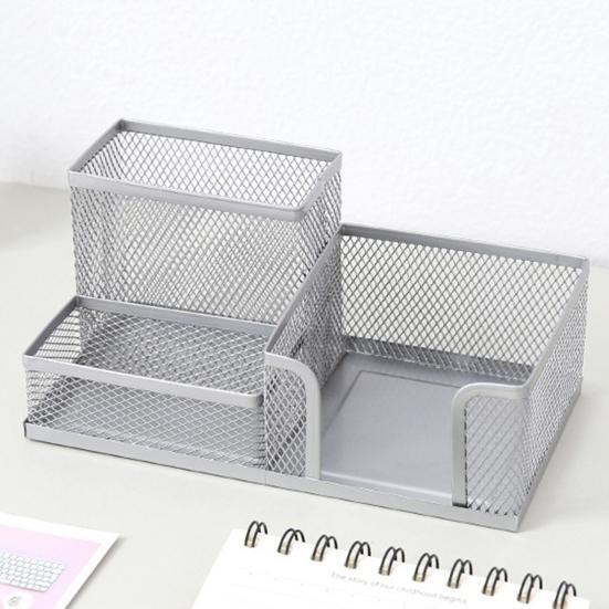 Pencil Reusable Double-rimmed Holder Pen Contianer Classic Mesh for Storage
