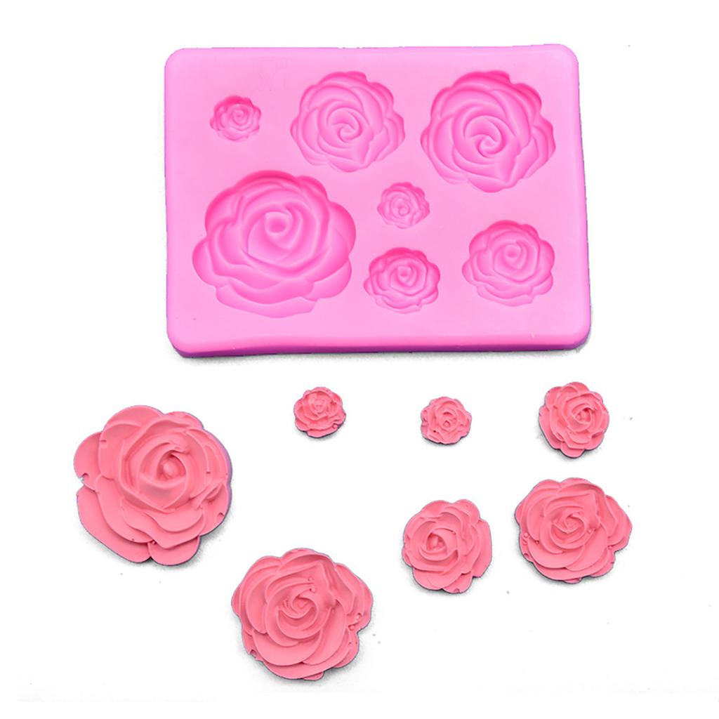 Rose Blume Silikon Form Fondant Form Werkzeuge Schokolade Form 