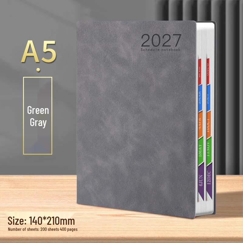 Cross-border English A5 Schedule Book: Custom Logo High-Value Notebook Planner In Stock
