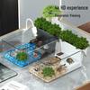 Turtle Habitat with Basking Platform: Escape-Proof, Luxurious Landscaping for Turtle Breeding, Planting Grass, and Raising Flowers.