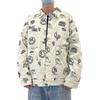 Vans Full Print Single-Breasted Long Sleeve Jacket Men Outerwear Off-White VN0A5H8K7DS
