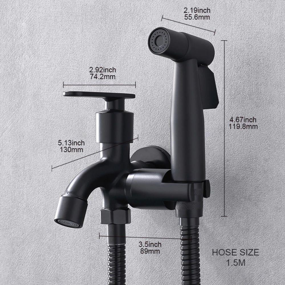 High Pressure Handheld Shower Hand G1/2 Interface Shower Set  Bathroom Supplies