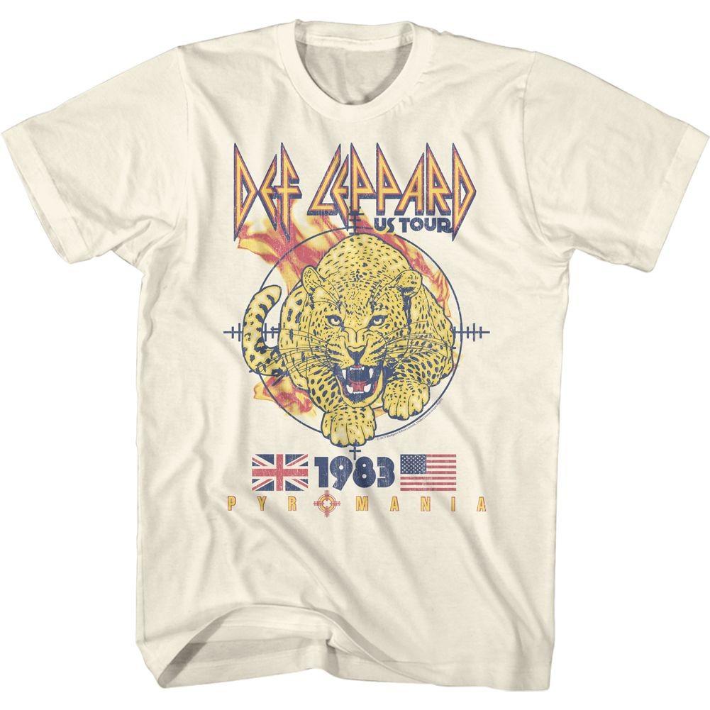 Def Leppard Pyromania Leopard T-Shirt S