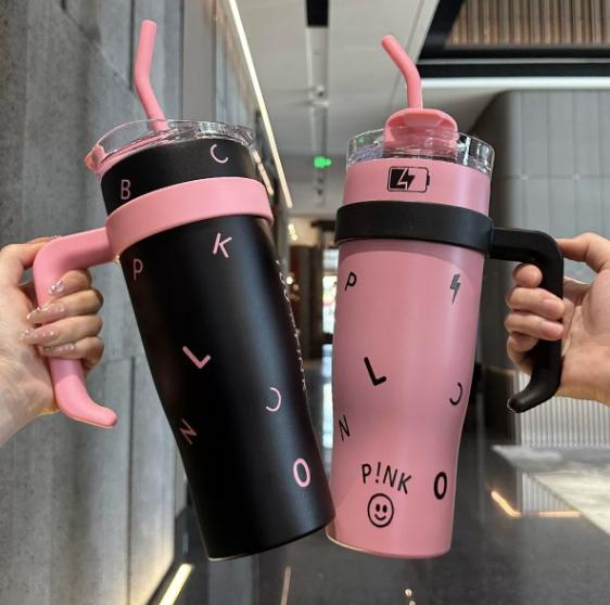 

High appearance 1200ml stainless steel vacuum insulated water cup, large capacity insulated bottle, picnic travel car water cup 1200ml