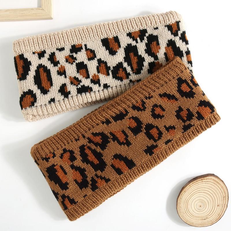 Knitted Headband Women Winter Warm Hair Band Sport Headwrap With Fleece Lining Plaid