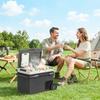 40L Compressor Car Fridge Freezer, Dual Zone Camping Refrigerator with App Control, Telescopic Handle, -20 degrees C-20 degrees C
