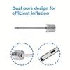 Sport Ball Inflating Pump Needle For Football Basketball Soccer Inflatable Air Valve Adaptor Stainless Steel Pump Pi