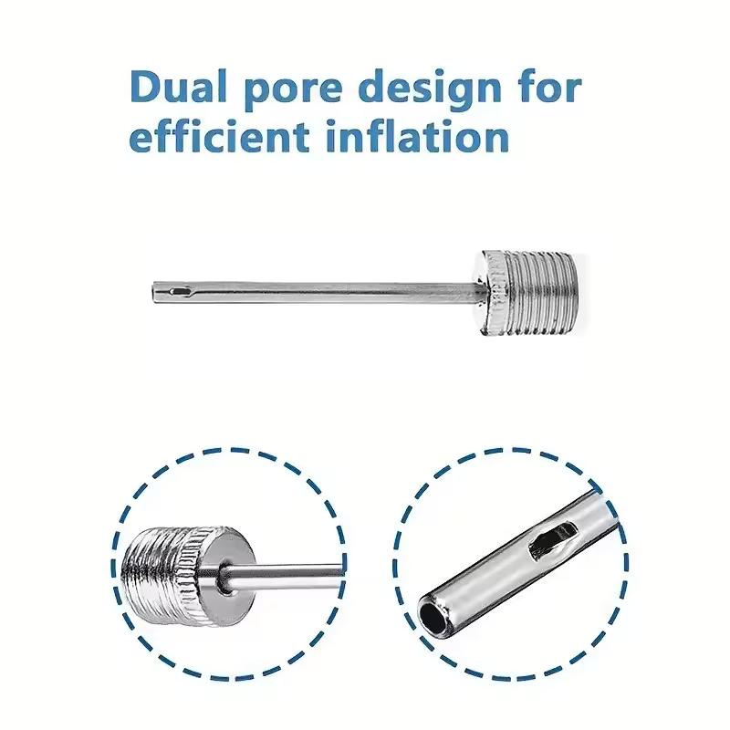 Sport Ball Inflating Pump Needle For Football Basketball Soccer Inflatable Air Valve Adaptor Stainless Steel Pump Pi