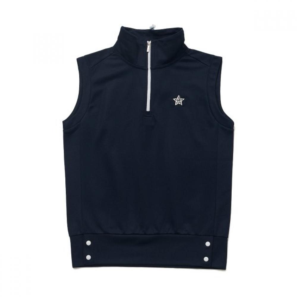 Blu Dot Half Zip Sleeveless T shirT Plus Ny