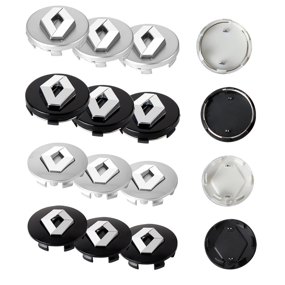 4Pcs 56mm 60mm Car Wheel Center Hub Caps Badge Rim Cover Emblem For Renault Kadjar Megane Captur Arkana Dacia Clio Loguna Duster ZZ27