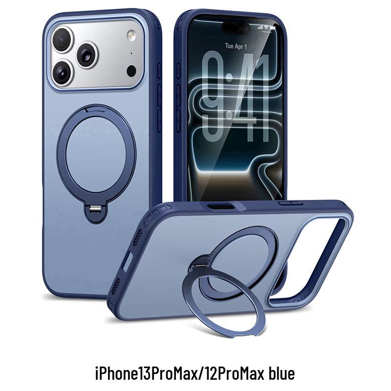 CAXITON Magnetic Kickstand Phone Case for iPhone 13 Pro Max/12 Pro Max