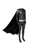 Volwassen Bruce Superheld Spier Jumpsuit Cosplay Kostuum met Cape, Halloween Feest Outfit