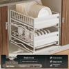 Youshu Kitchen Cabinet Dish Storage Rack